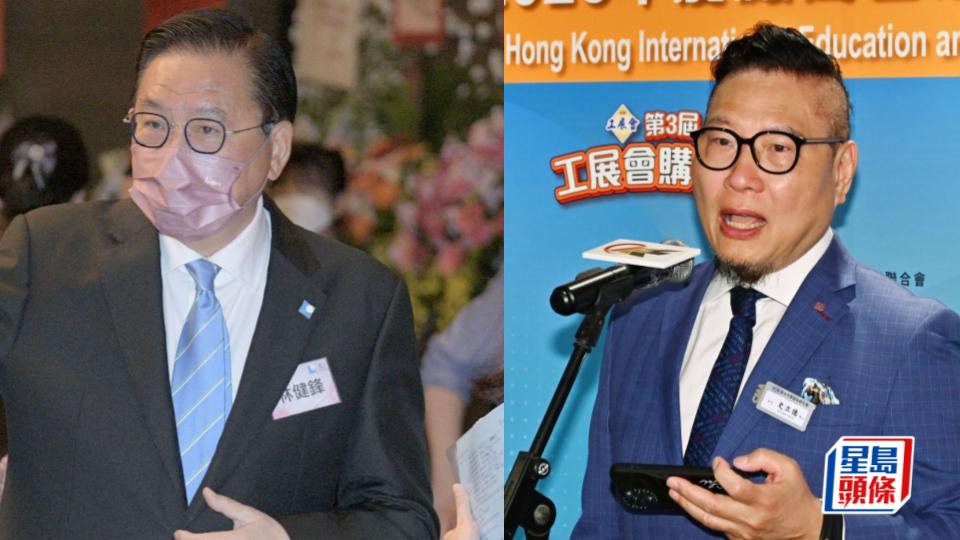 林健鋒指香港經濟下半年會有改善。資料圖片