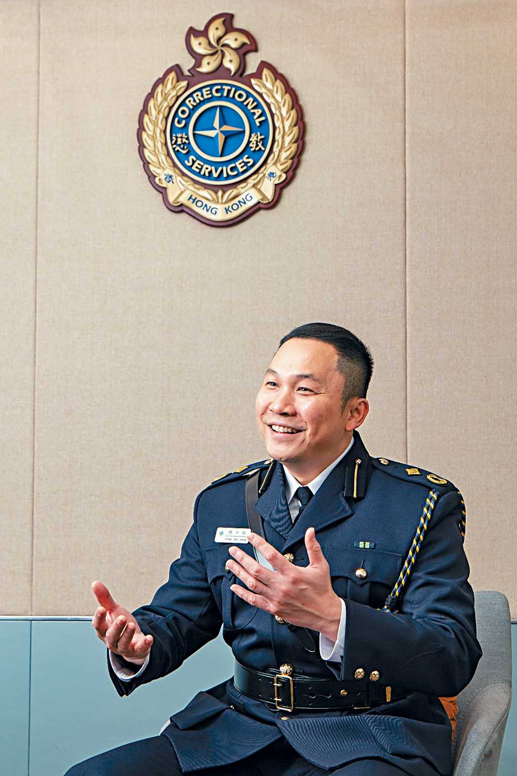 懲教署助理署長（行動）陳少恒指，便利有需要市民是署方不斷優化電子服務的初心。