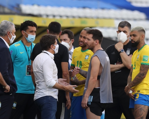  巴西作東阿根廷被腰斬。Reuters