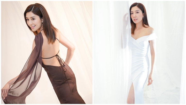 黃智雯Mandy日前為代言美容品牌性感上陣拍攝廣告。