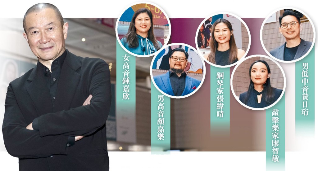 香港「文化推廣大使」國際知名作曲家兼指揮家譚盾引薦多位本地年青藝術家參與國際演出。