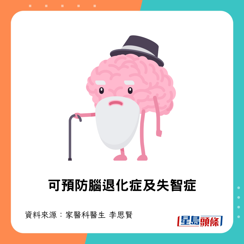 可預防腦退化症及失智症