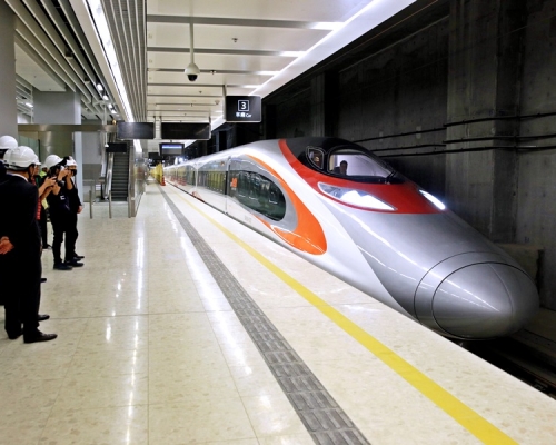 廣深港高鐵香港段最快9月通車。資料圖片