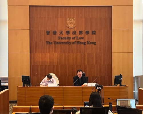 清洪舉辦新書講座。