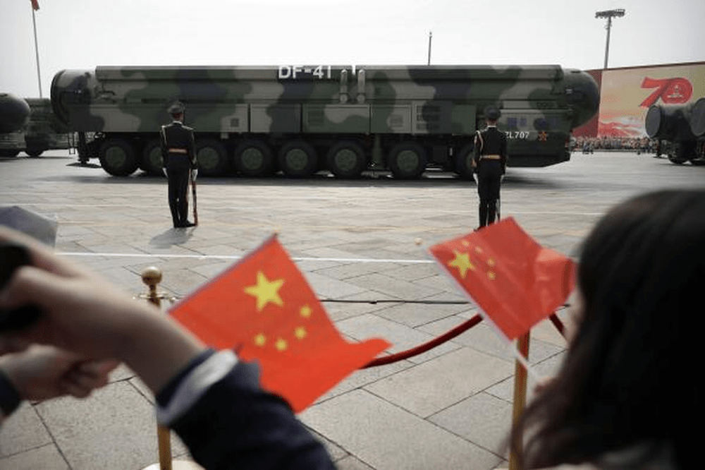 五角大廈報告稱，中國到2035年可能有約1500枚核彈頭。 AP