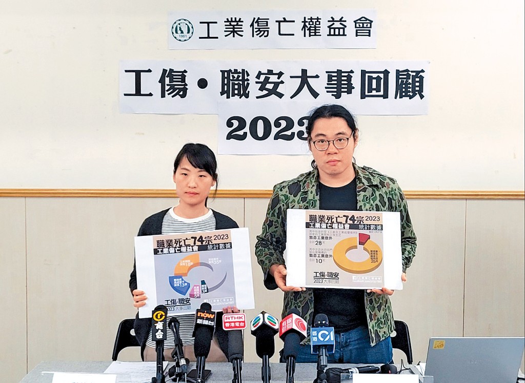 工業傷亡權益會促請當局在職安監管上做好把關。    