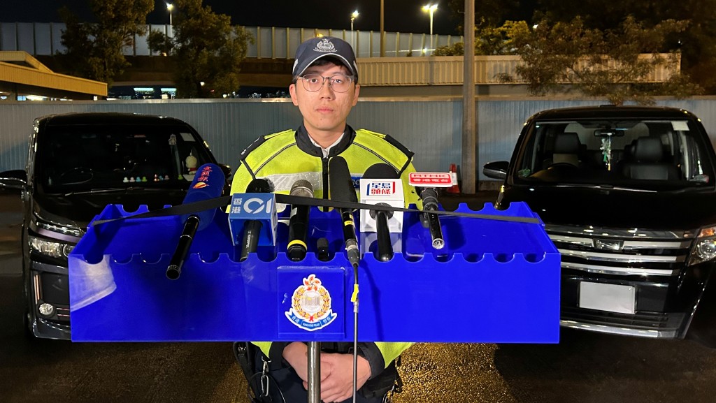 港島總區交通部執行及管制組特遣隊高級督察黃嘉穎。