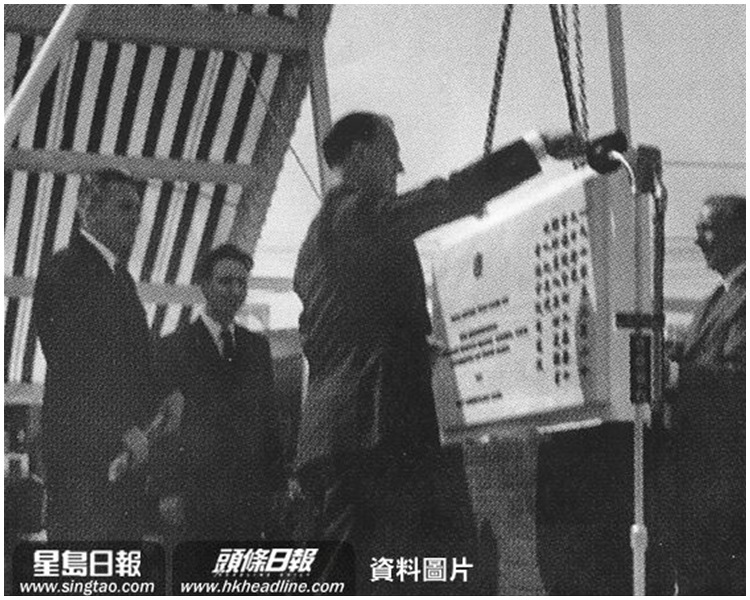 港督柏立基在1960年2月25日主持了新大會堂的奠基儀式。資料圖片