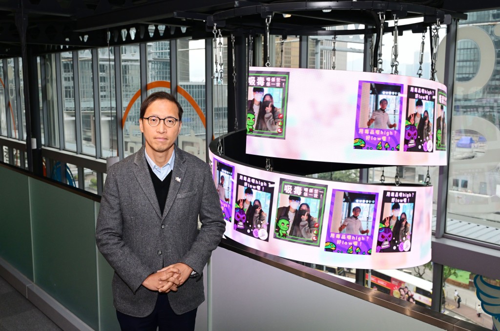 禁毒專員李基舜指可卡因在香港濫用的情況已超過冰毒。陳極彰攝