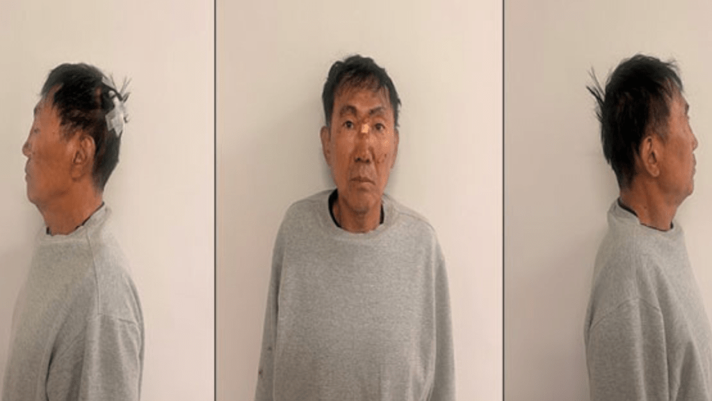 南韩随机斩人案59岁疑犯容貌曝光，辩称「被逼绝境」向社会控诉。 仁川警察厅