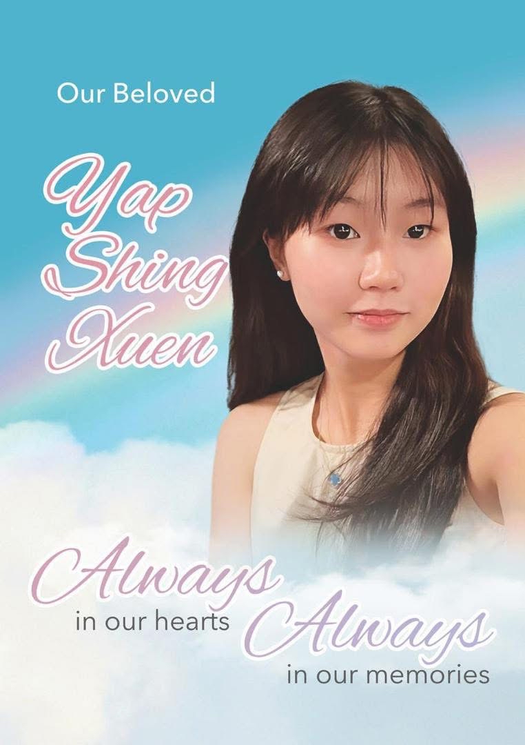 死者叶芯嫙的母亲发文悼念爱女。 fb / Aapple Wong