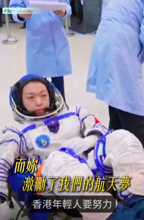 黎家盈激勵香港青年要努力，不斷追逐夢想。影片擷圖