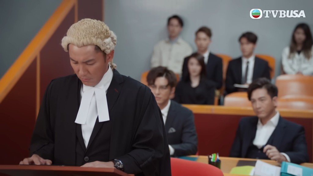张颕康在《法言人》饰演马玮雄（大雄），演出一个内敛的律师。