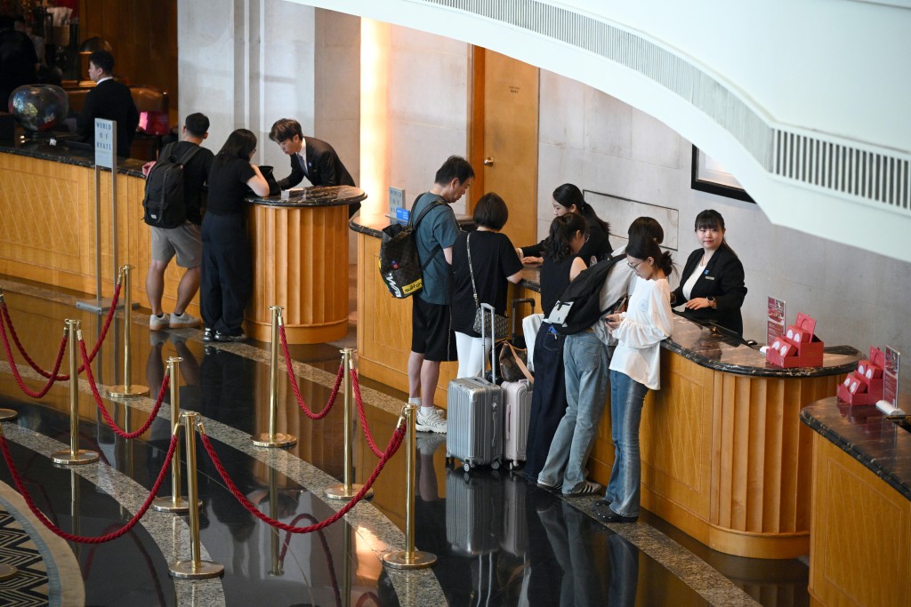 陳宗彝表示，聖誕節期間其酒店房價有5％增幅。資料圖片