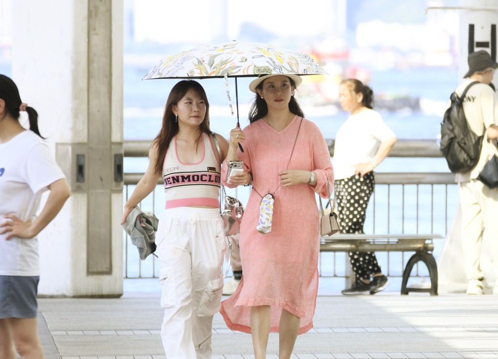 明後兩日溫度最高達34°C，新界達35°C或以上。資料圖片