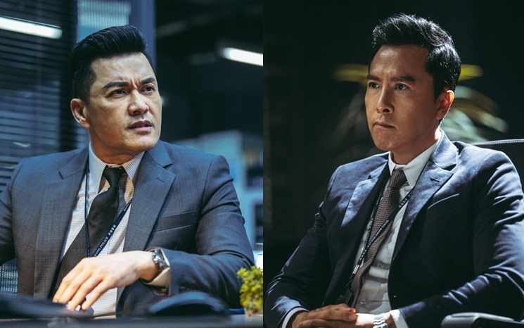 呂良偉與甄子丹在《怒火》中再度合作，兩個影壇硬漢令人注目。