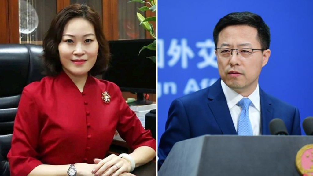 侯豔琪任外交部邊界司司長，成為趙立堅上司。