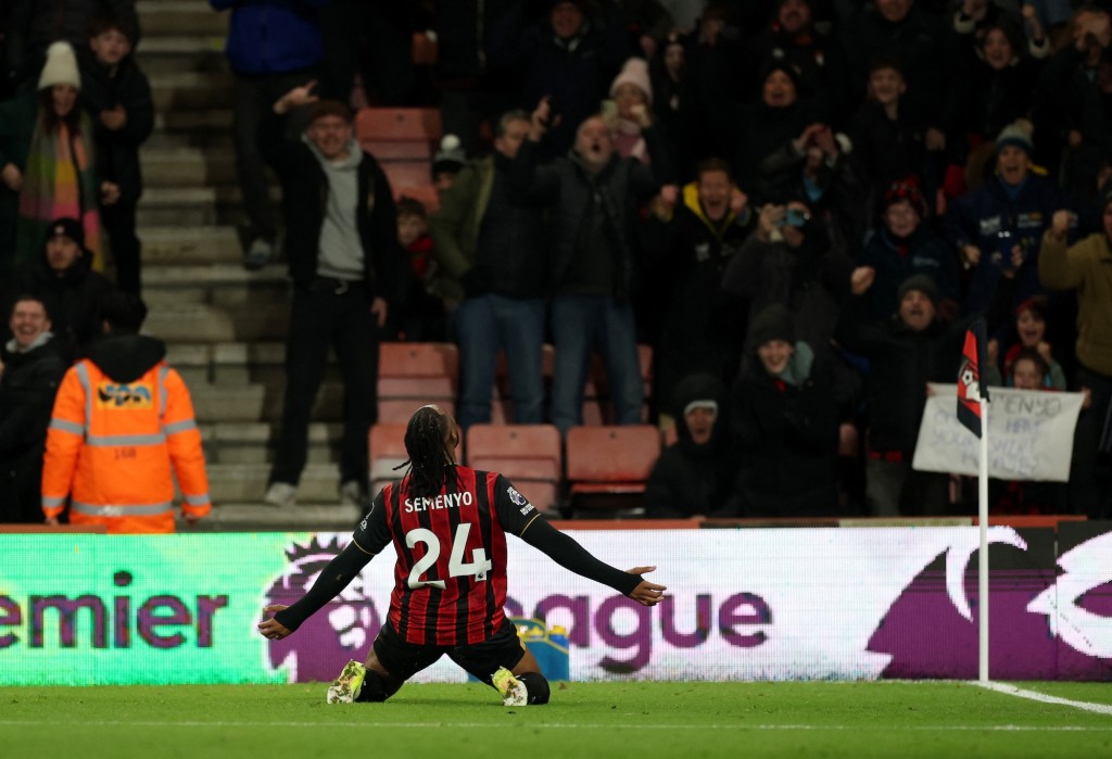 施美安绝杀热刺，完美告别般尼茅夫。路透社