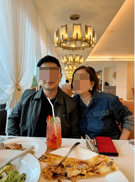 去年9月,Matignas上載了與母親慶生的合照。死者fb 去年9月,Matignas上載了與母親慶生的合照。死者fb