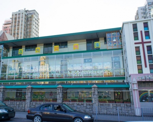 元朗中華基督教會元朗堂真光幼稚園爆發甲型流感。網圖