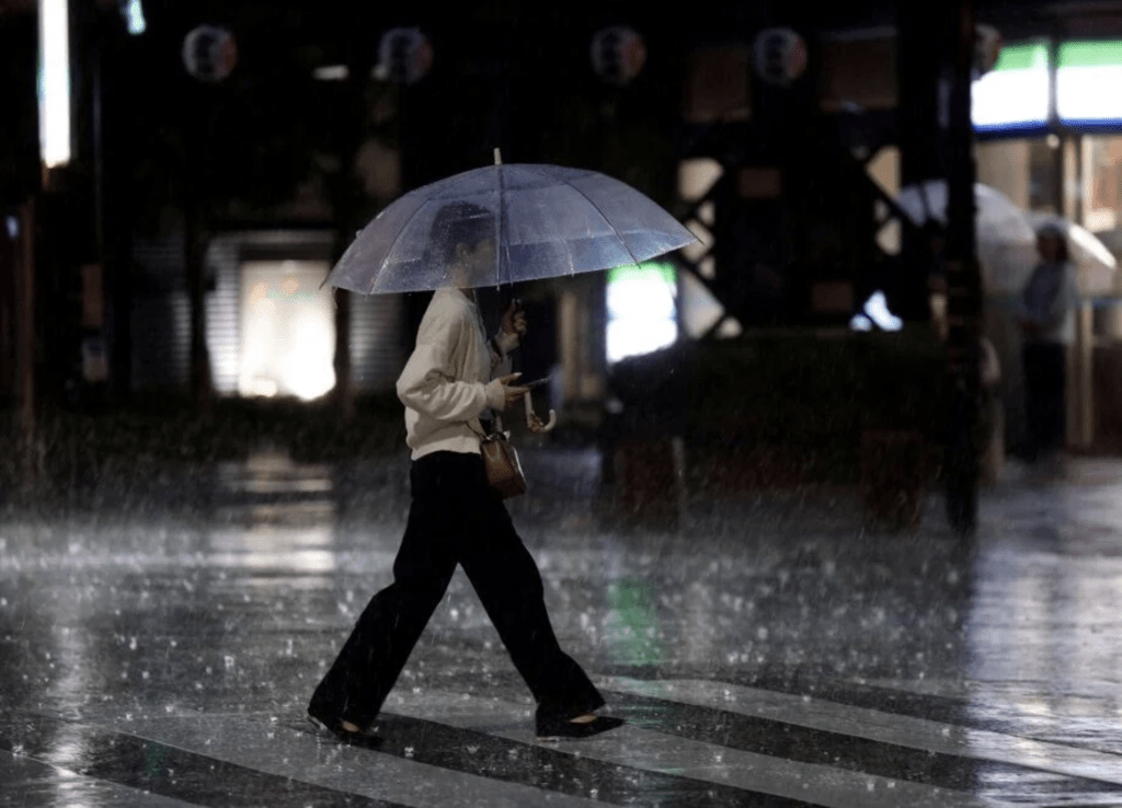 东京连续34日降雨,打破140年纪录。路透社 东京连续34日降雨,打破140年纪录。路透社