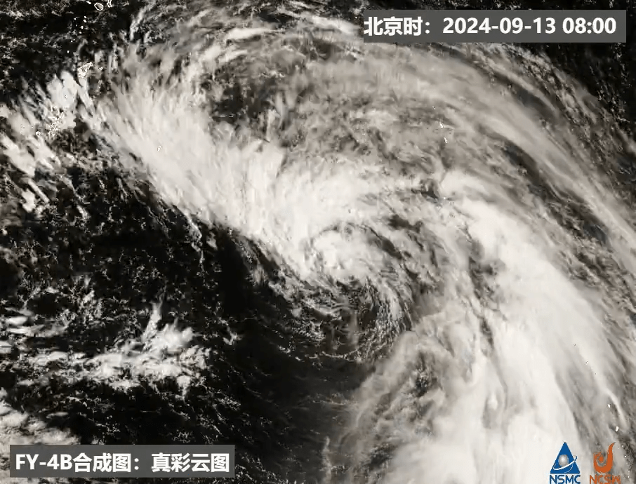 颱風「貝碧嘉」衛星圖。