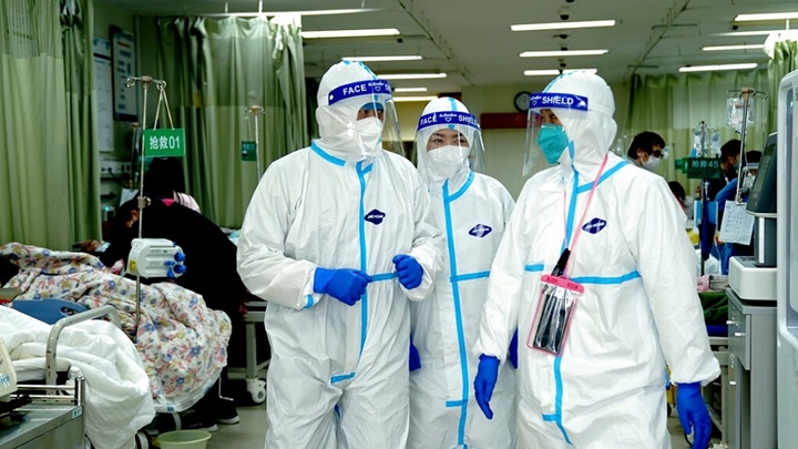 義烏新增33宗新冠複檢陽性個案。AP資料圖片