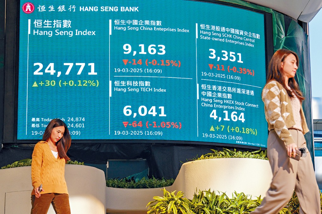 恒指昨日收市升30點,報24771點,續創逾兩年新高。