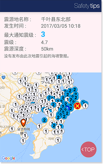 「Safety tips」專為外國旅客而設。
