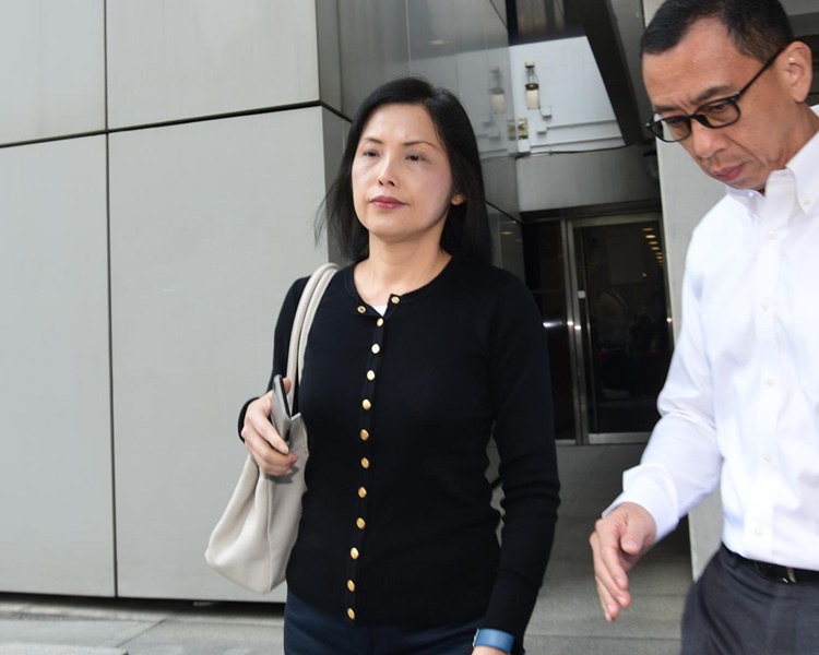 馮程淑儀到庭傍聽。