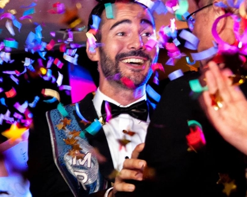 多勒施獲得2018年度歐洲同志先生榮銜。Mr Gay Europe網站圖片