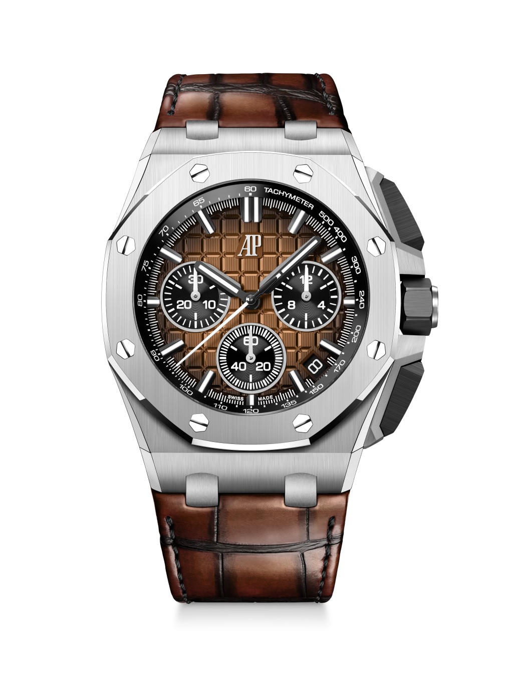 Royal Oak Offshore Selfwinding Chronograph 43mm， 錶殼：43mm不鏽鋼/ 機芯：4401自動/ 售價：$323,000。