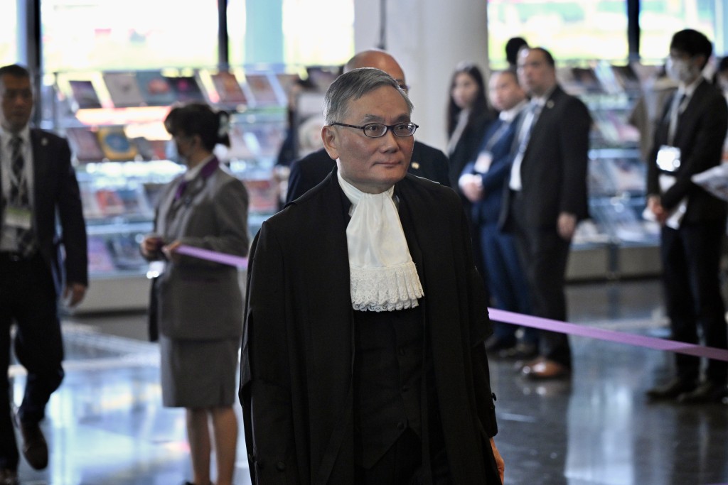 終審法院首席法官張舉能。