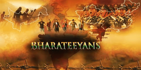 Bharateeyans電影宣傳海報。網上圖片