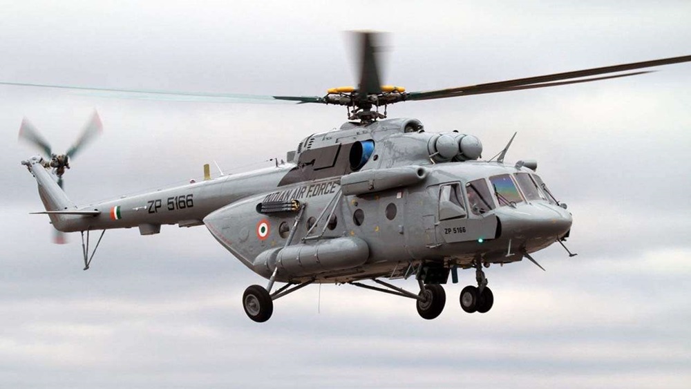 Mi-17V5直升機為印度空軍的現役機種,主要用來運輸。資料圖片