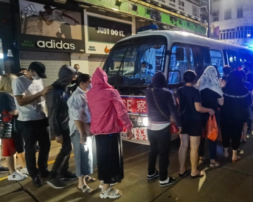 行動中,警方共拘捕67人。警方圖片