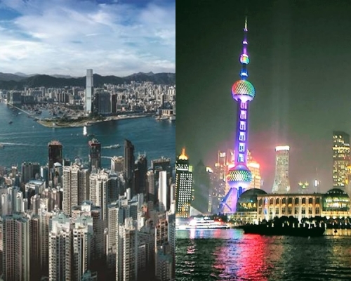 上海第10名、香港第13名。網圖
