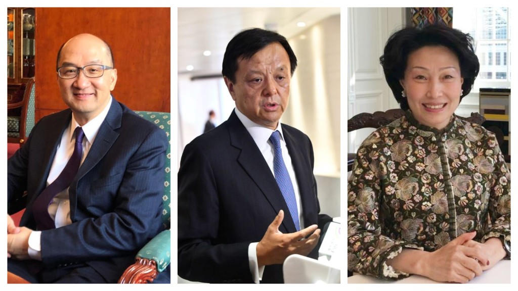 左起：谭志源、李小加、郑翔玲。资料图片