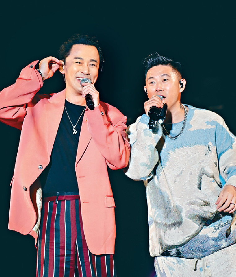 ■林峯擔任特別嘉賓之餘，還分享他MC Jin之間的緣份。
