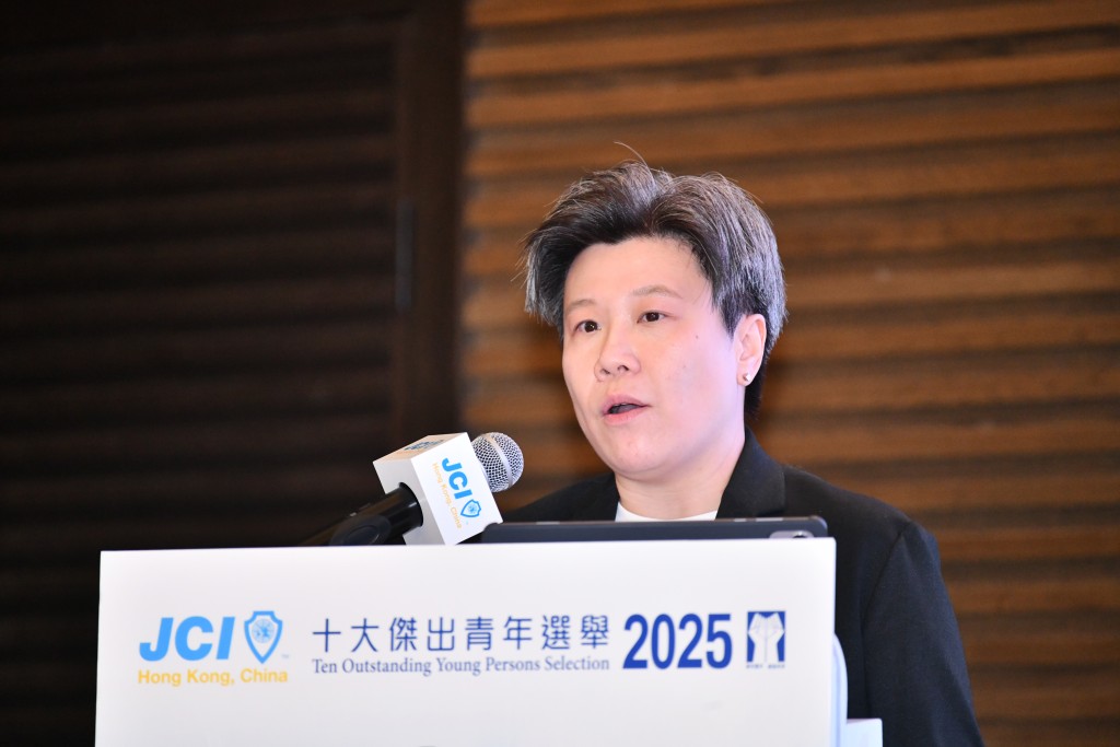 得獎者之一青年創業家廖舒衡。盧江球攝