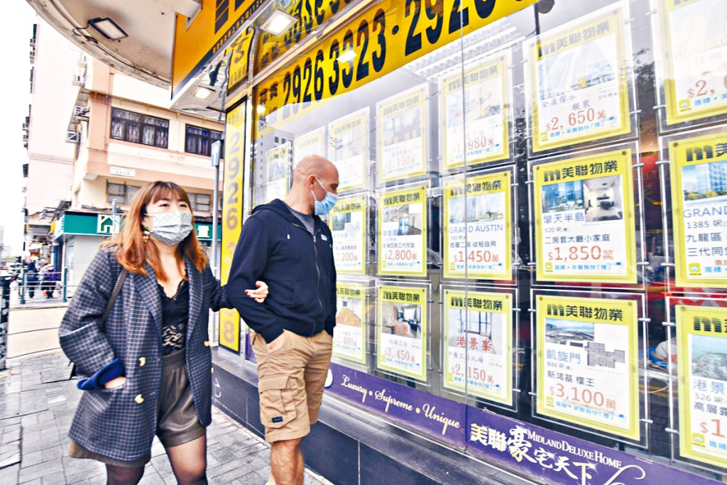 各大屋苑睇樓成交量俱下跌。