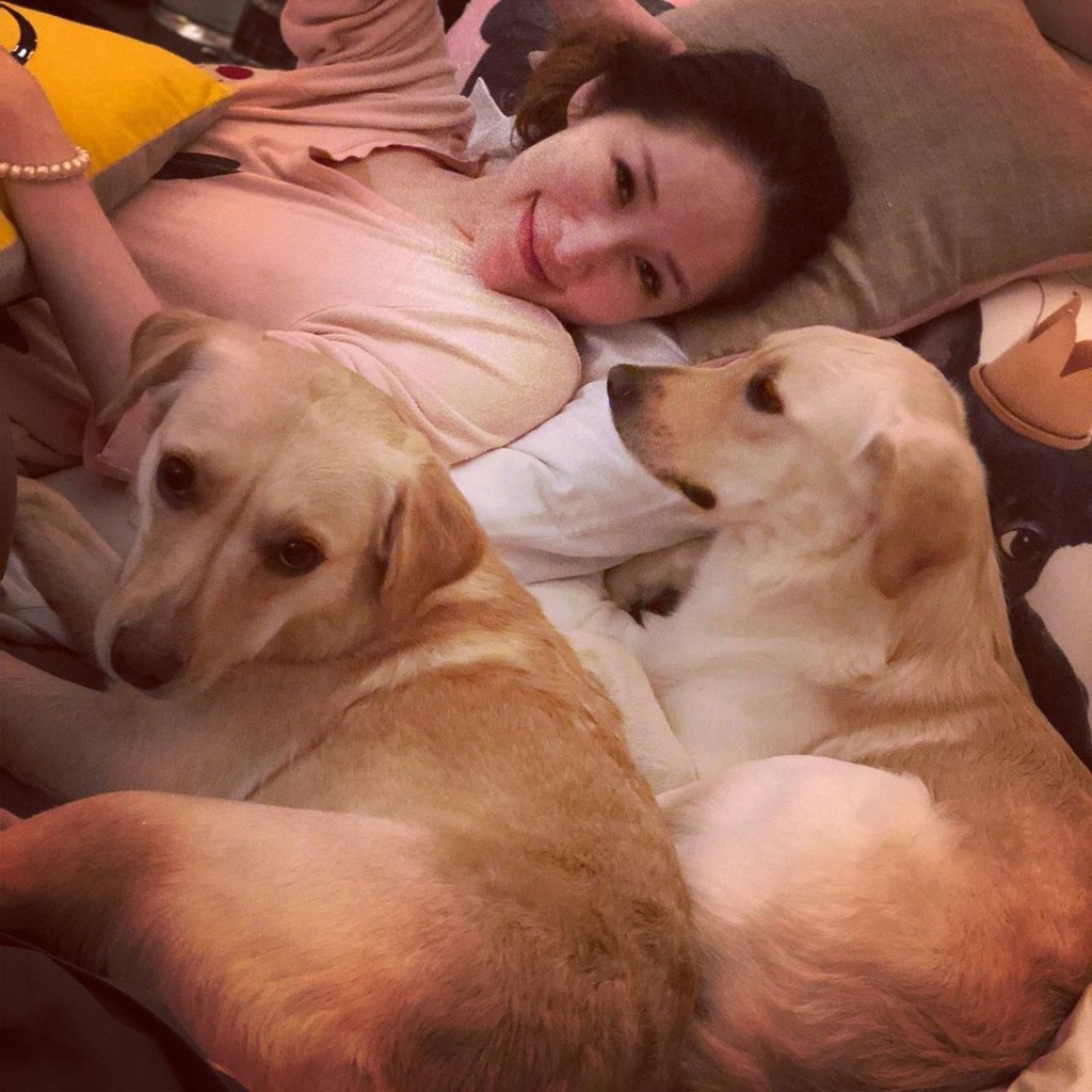 蕭亞軒被指遭家犬咬傷。