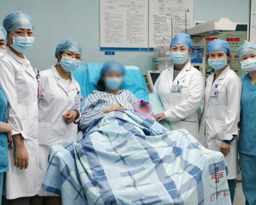孕婦小雨順利在深圳誕下健康男嬰。 網圖