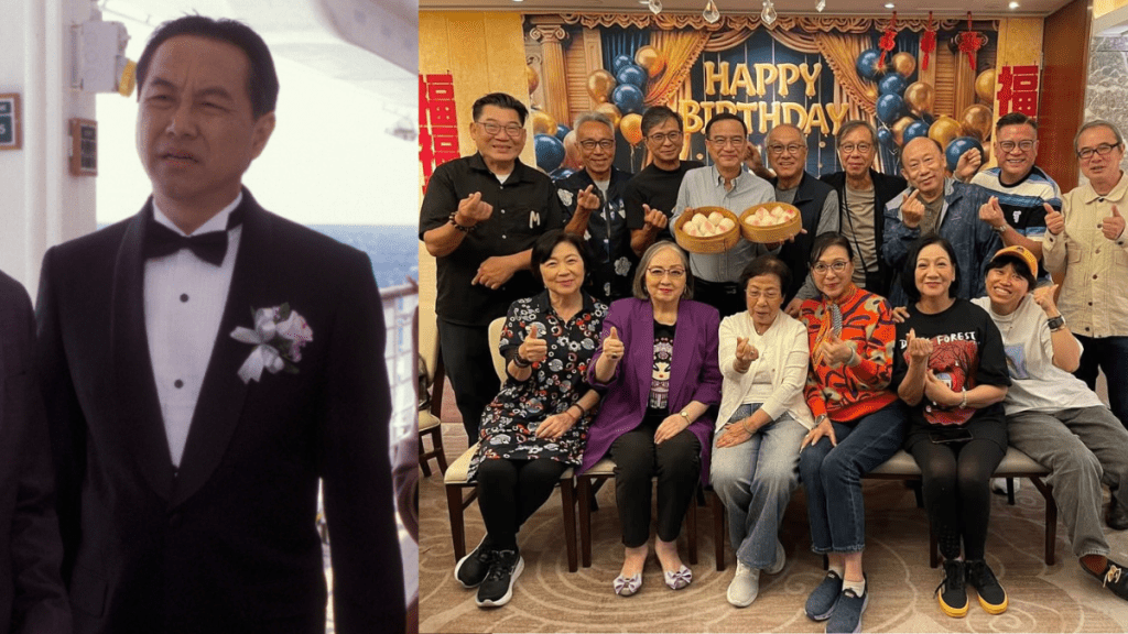 前TVB「御用富豪」于洋罕現身香港  群星為老戲骨慶生明顯消瘦  曾欲追薛家燕現移居加國