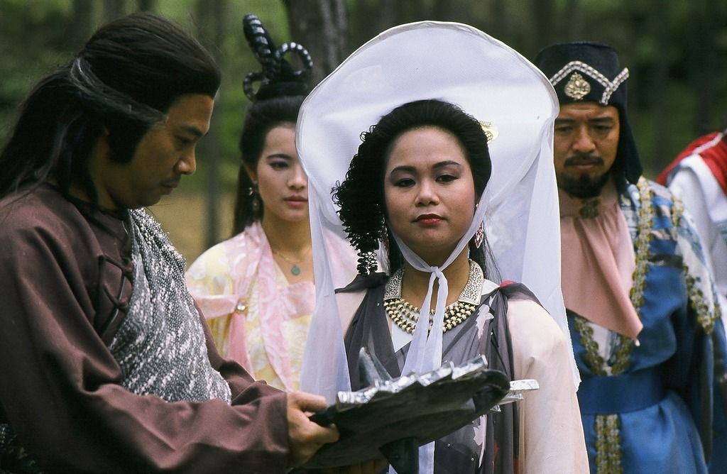 杜麗莎曾拍劇集《蓋世豪俠》飾演皇甫二娘。 杜麗莎曾拍劇集《蓋世豪俠》飾演皇甫二娘。
