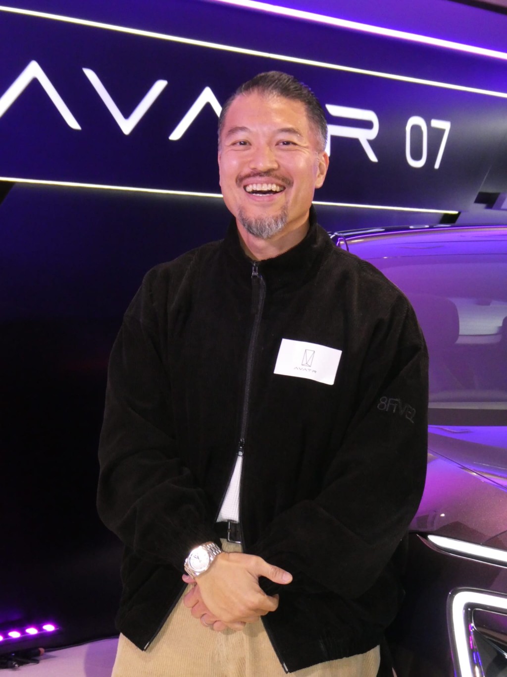 Brian（李凱賢）出席電動車品牌活動。