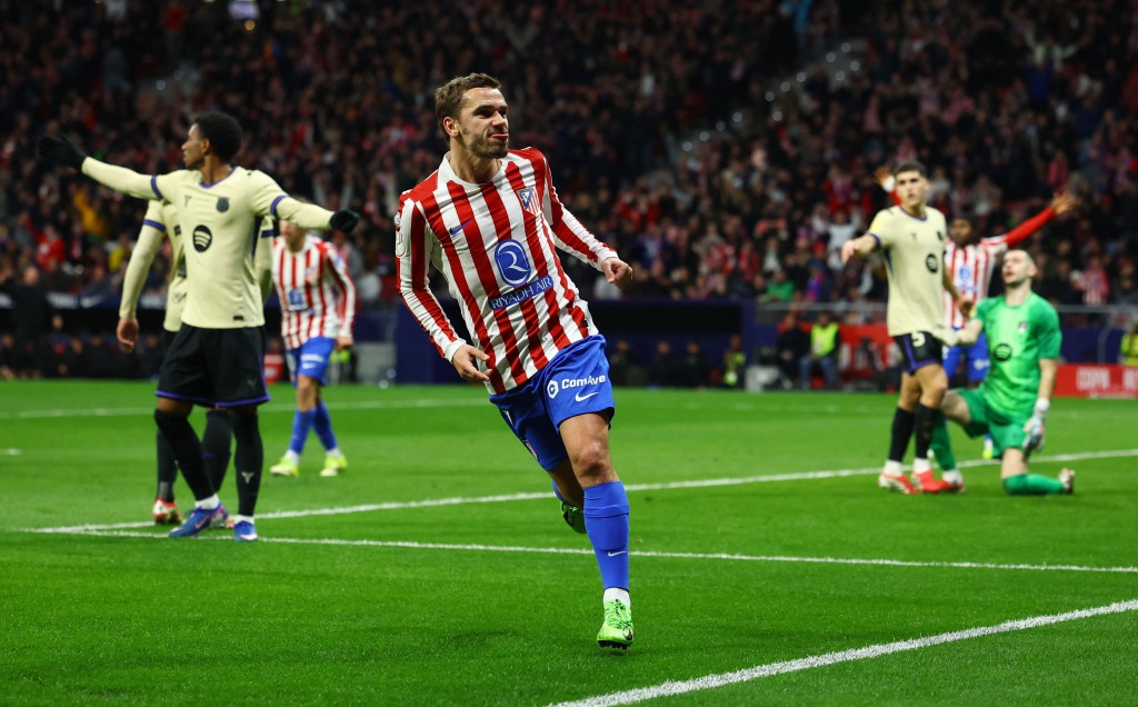 巴塞隆拿上場淨吞馬體會4蛋。路透社