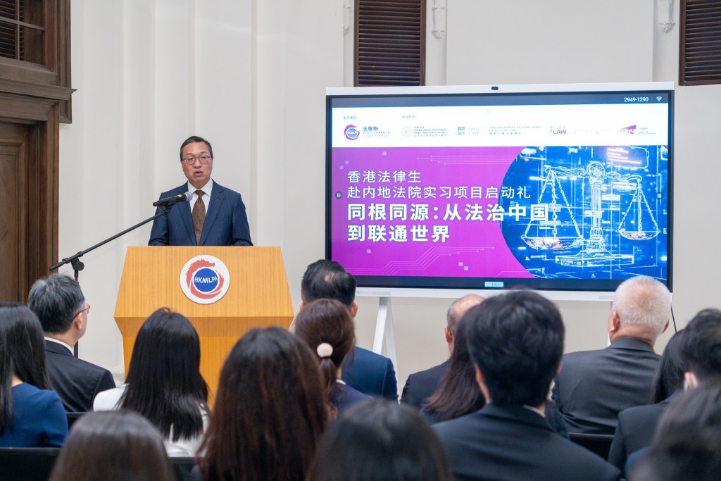 律政司司長林定國。林定國FB圖片 律政司司長林定國。林定國FB圖片