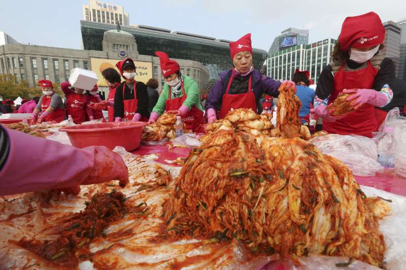 泡菜在韩国民众中享有特殊地位。美联社