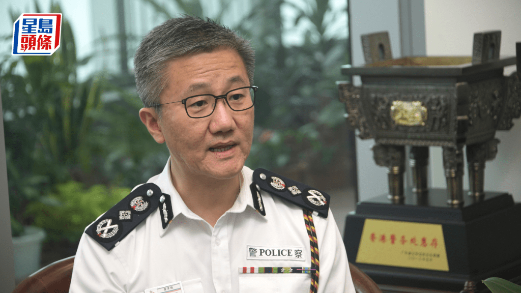 蕭澤頤指警隊國安處微信接逾38萬項舉報信息。資料圖片